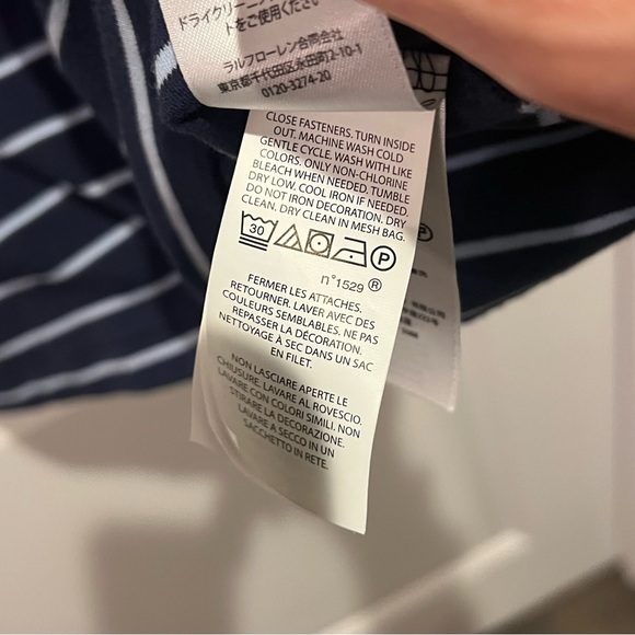 Polo Ralph Lauren Classic Fit Striped Soft Cotton Polo Size L - Picture 7 of 9